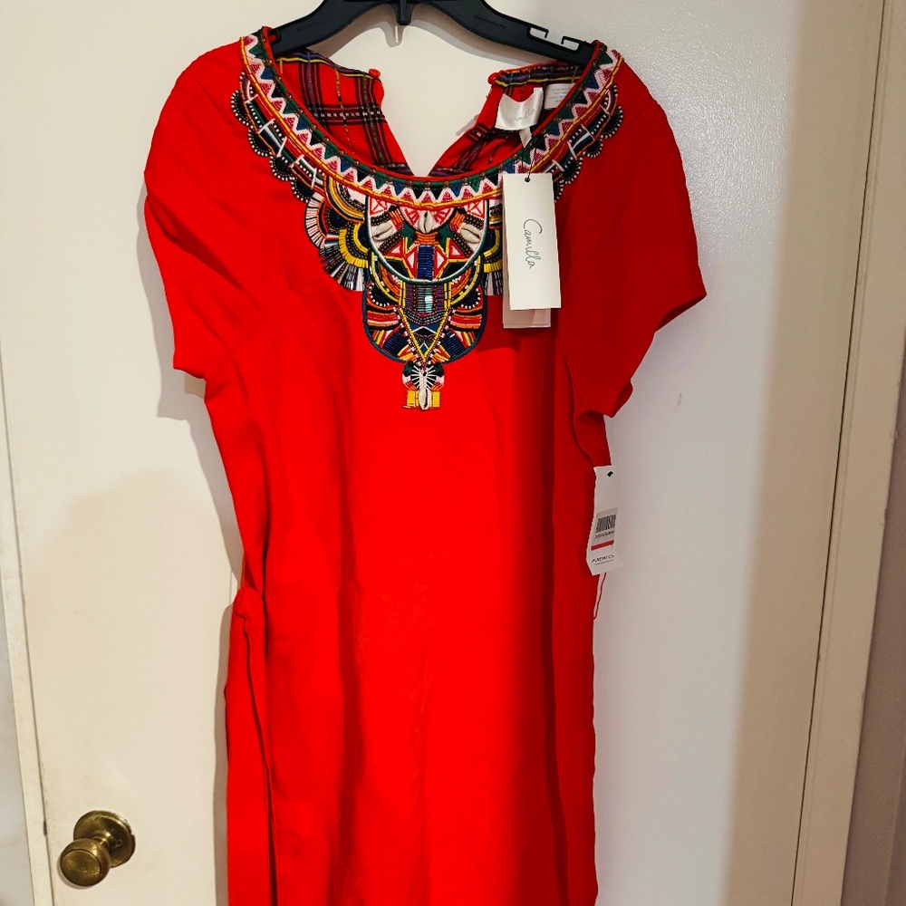 Camilla red dress